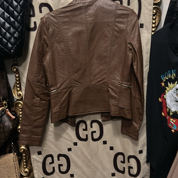 Coalitionion cognac jacket NWOT - Picture 4 of 6